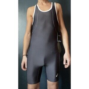 Mens ASICS Large T-Back Performance Singlet - Charcoal - NWT